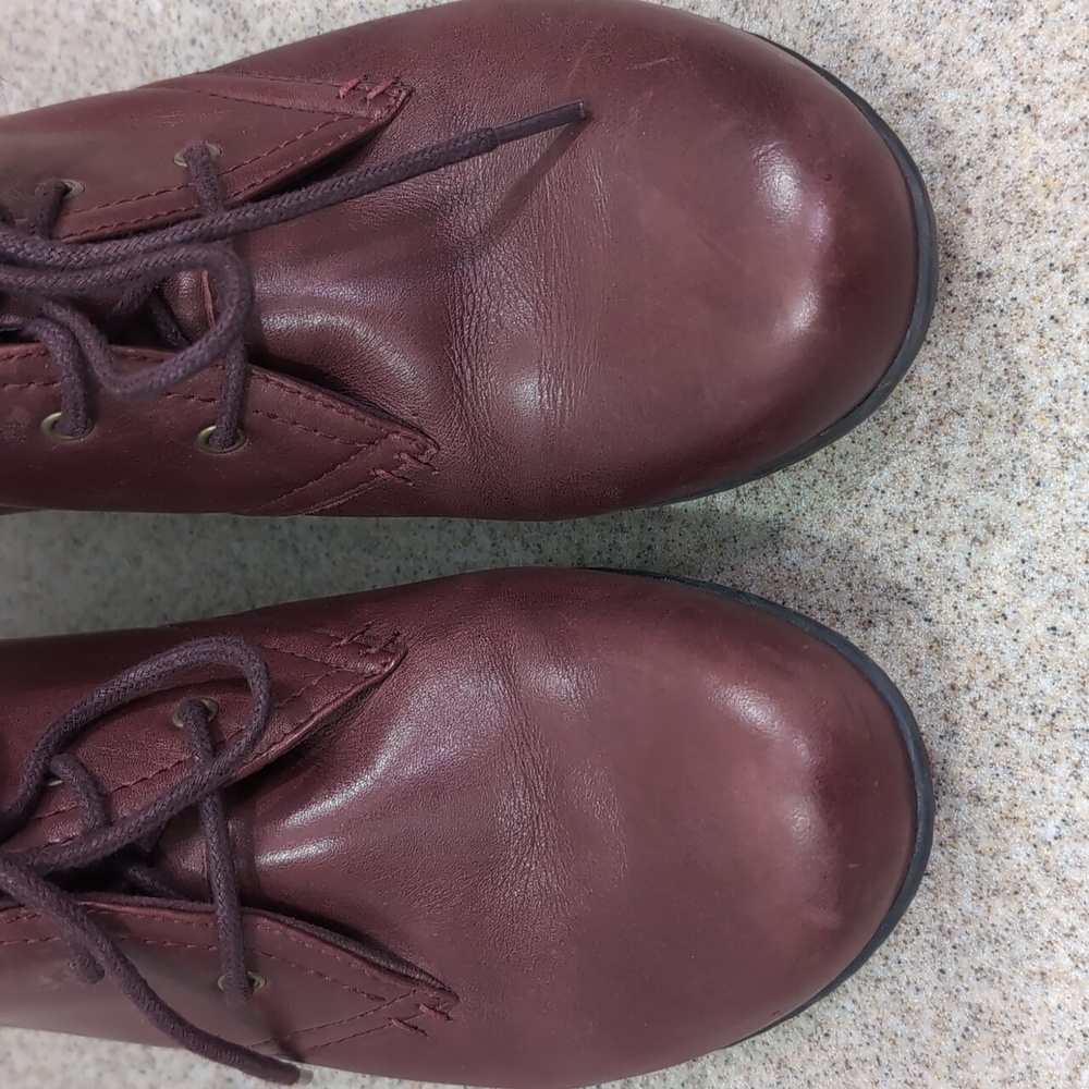 Rockport Burgundy Ankle Boots - Picture 5 of 11